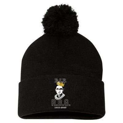 RIP Notorious RBG Ruth Bader Ginsburg 1933-2020 Pom Pom 12in Knit Beanie