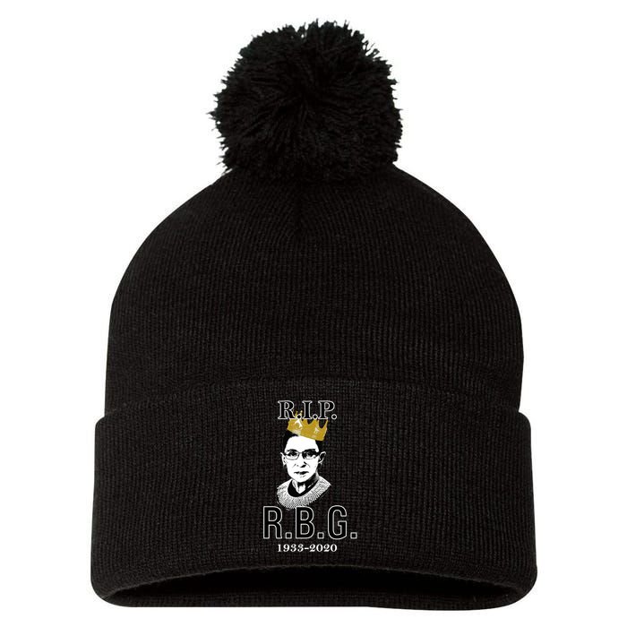 RIP Notorious RBG Ruth Bader Ginsburg 1933-2020 Pom Pom 12in Knit Beanie