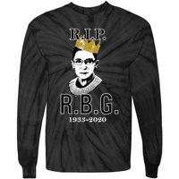 RIP Notorious RBG Ruth Bader Ginsburg 1933-2020 Tie-Dye Long Sleeve Shirt