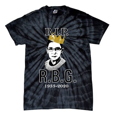 RIP Notorious RBG Ruth Bader Ginsburg 1933-2020 Tie-Dye T-Shirt