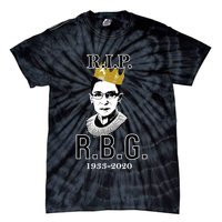 RIP Notorious RBG Ruth Bader Ginsburg 1933-2020 Tie-Dye T-Shirt