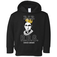 RIP Notorious RBG Ruth Bader Ginsburg 1933-2020 Toddler Hoodie