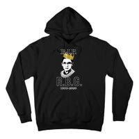 RIP Notorious RBG Ruth Bader Ginsburg 1933-2020 Tall Hoodie