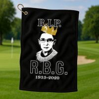 RIP Notorious RBG Ruth Bader Ginsburg 1933-2020 Golf Towel