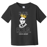RIP Notorious RBG Ruth Bader Ginsburg 1933-2020 Toddler T-Shirt