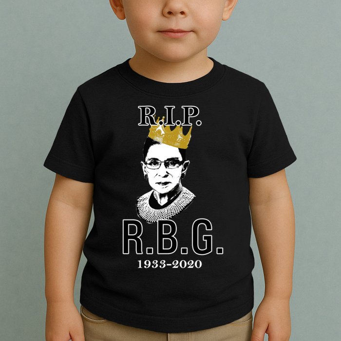 RIP Notorious RBG Ruth Bader Ginsburg 1933-2020 Toddler T-Shirt