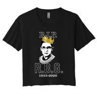 RIP Notorious RBG Ruth Bader Ginsburg 1933-2020 Crop Top