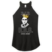 RIP Notorious RBG Ruth Bader Ginsburg 1933-2020 Women's Perfect Tri Rocker Tank