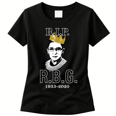 RIP Notorious RBG Ruth Bader Ginsburg 1933-2020 Womens T-Shirt