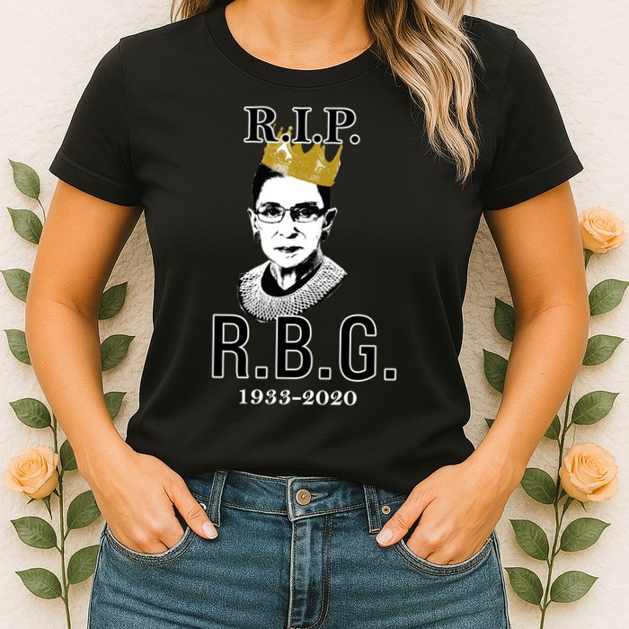 RIP Notorious RBG Ruth Bader Ginsburg 1933-2020 Womens T-Shirt