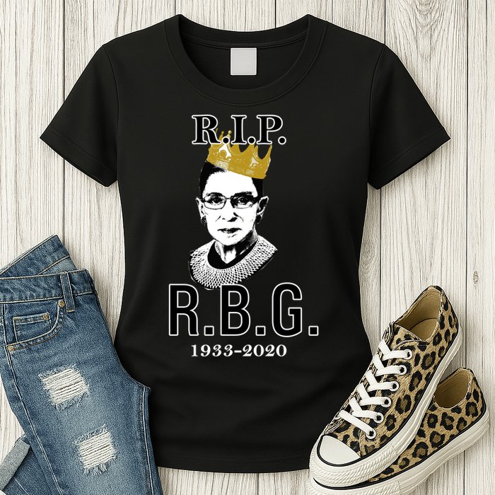 RIP Notorious RBG Ruth Bader Ginsburg 1933-2020 Womens T-Shirt