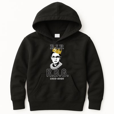 RIP Notorious RBG Ruth Bader Ginsburg 1933-2020 Kids Hoodie
