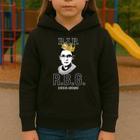 RIP Notorious RBG Ruth Bader Ginsburg 1933-2020 Kids Hoodie