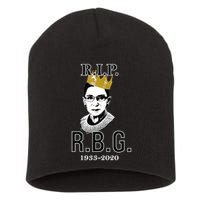 RIP Notorious RBG Ruth Bader Ginsburg 1933-2020 Short Acrylic Beanie