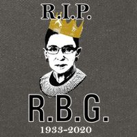 RIP Notorious RBG Ruth Bader Ginsburg 1933-2020 Cotton Canvas Backpack