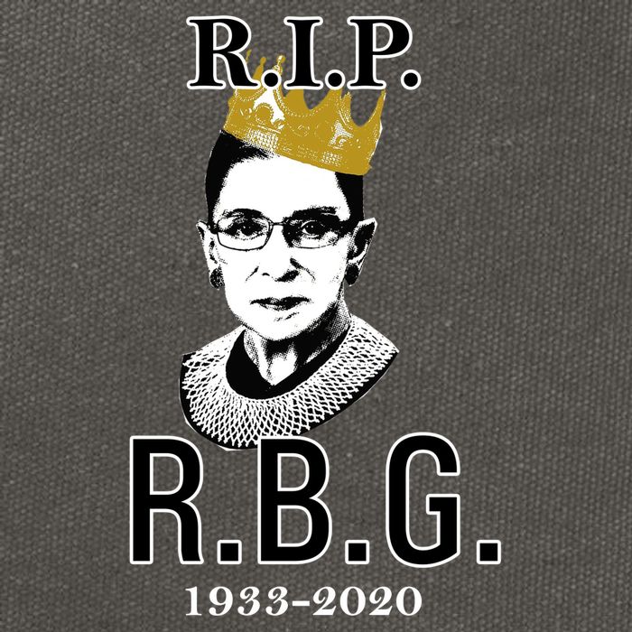 RIP Notorious RBG Ruth Bader Ginsburg 1933-2020 Cotton Canvas Backpack