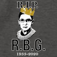 RIP Notorious RBG Ruth Bader Ginsburg 1933-2020 Vector Backpack