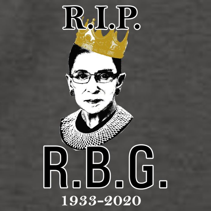 RIP Notorious RBG Ruth Bader Ginsburg 1933-2020 Vector Backpack