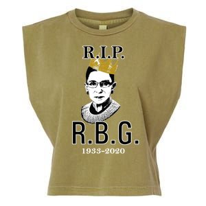 RIP Notorious RBG Ruth Bader Ginsburg 1933-2020 Garment-Dyed Women's Muscle Tee