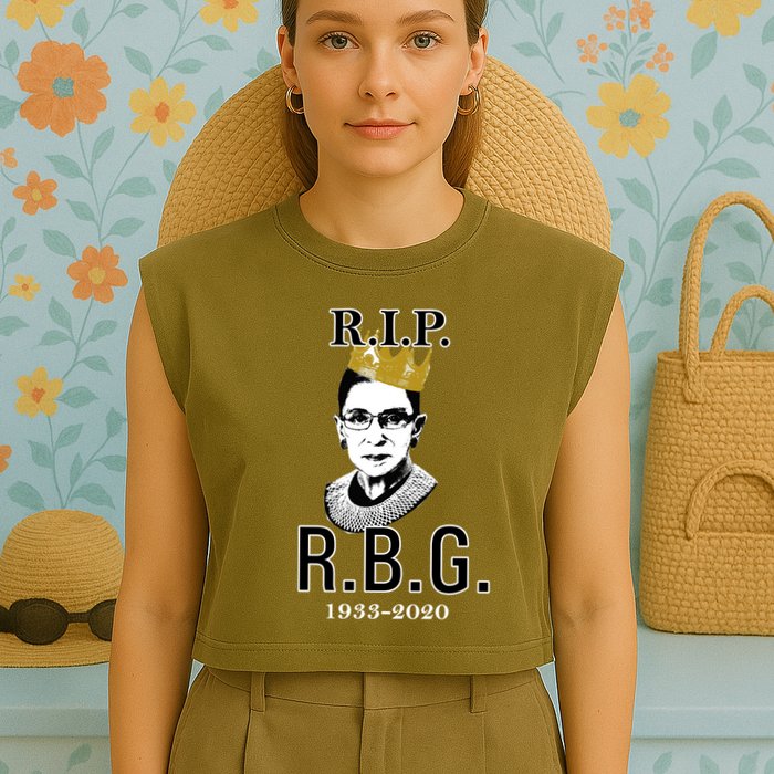 RIP Notorious RBG Ruth Bader Ginsburg 1933-2020 Garment-Dyed Women's Muscle Tee