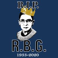RIP Notorious RBG Ruth Bader Ginsburg 1933-2020 Infant Baby Jersey Bodysuit