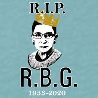 RIP Notorious RBG Ruth Bader Ginsburg 1933-2020 Sueded Cloud Jersey T-Shirt