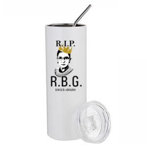 RIP Notorious RBG Ruth Bader Ginsburg 1933-2020 Stainless Steel Tumbler