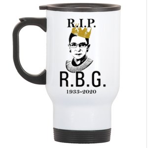 RIP Notorious RBG Ruth Bader Ginsburg 1933-2020 Stainless Steel Travel Mug