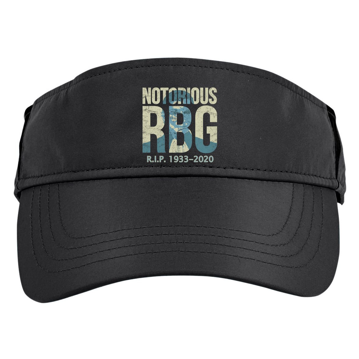 RIP Notorious RBG Ruth Ginsburg 1933-2020 Adult Drive Performance Visor