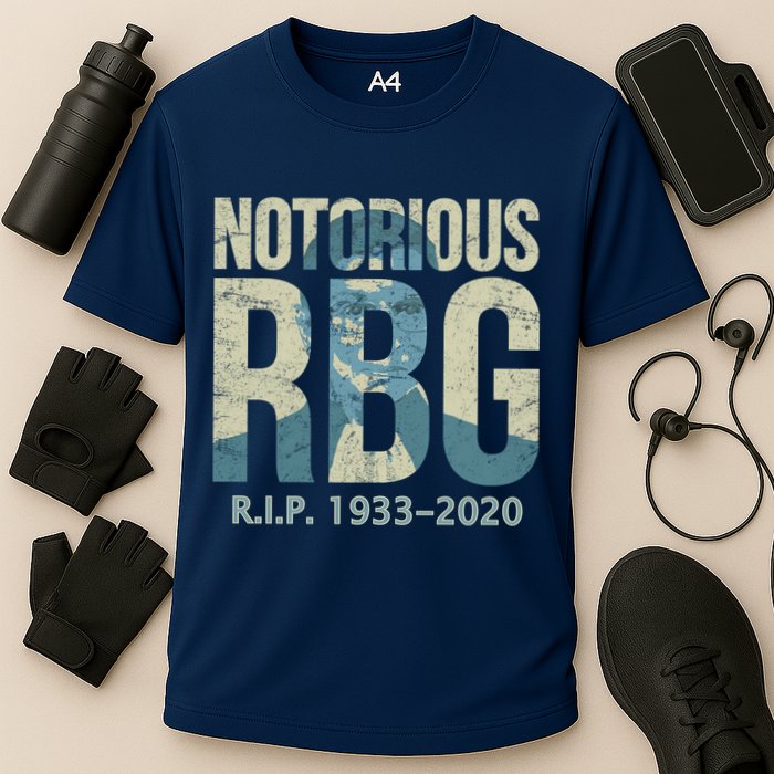 RIP Notorious RBG Ruth Ginsburg 1933-2020 Cooling Performance Crew T-Shirt