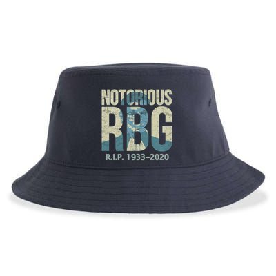 RIP Notorious RBG Ruth Ginsburg 1933-2020 Sustainable Bucket Hat
