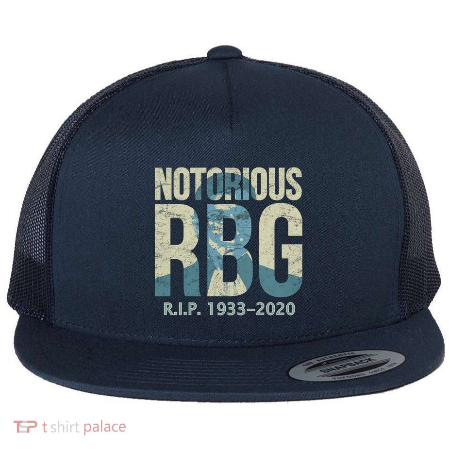 RIP Notorious RBG Ruth Ginsburg 1933-2020 Flatbill Hat