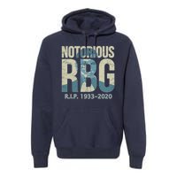 RIP Notorious RBG Ruth Ginsburg 1933-2020 Premium Hoodie