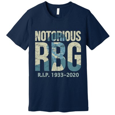 RIP Notorious RBG Ruth Ginsburg 1933-2020 Premium T-Shirt