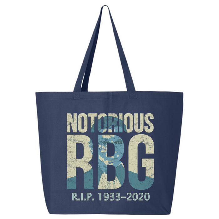 RIP Notorious RBG Ruth Ginsburg 1933-2020 25L Jumbo Tote