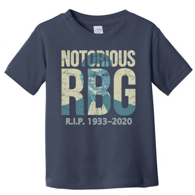 RIP Notorious RBG Ruth Ginsburg 1933-2020 Toddler T-Shirt