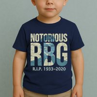 RIP Notorious RBG Ruth Ginsburg 1933-2020 Toddler T-Shirt