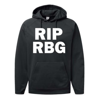 RIP RBG Performance Fleece Hoodie