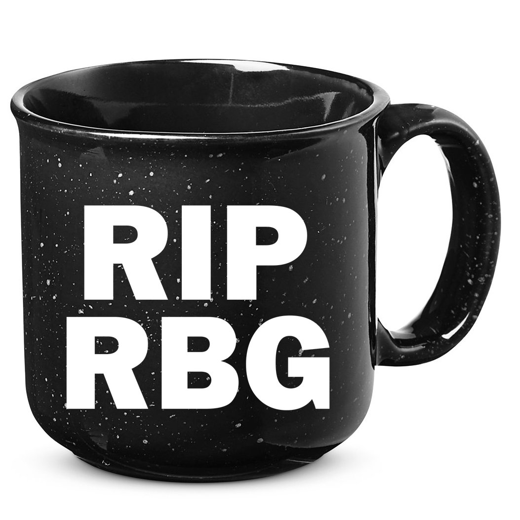 RIP RBG 15oz Campfire Ceramic Mug