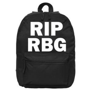 RIP RBG 16 in Basic Backpack