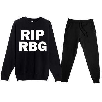 RIP RBG Premium Crewneck Sweatsuit Set