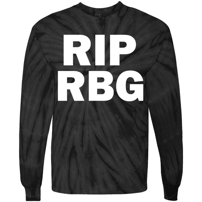 RIP RBG Tie-Dye Long Sleeve Shirt