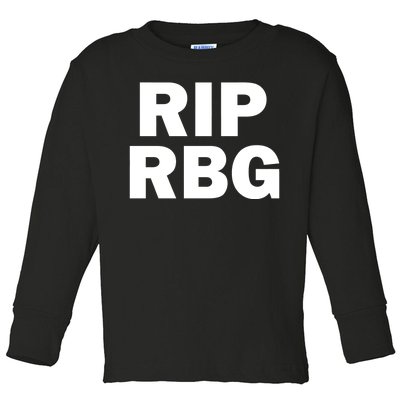 RIP RBG Toddler Long Sleeve Shirt