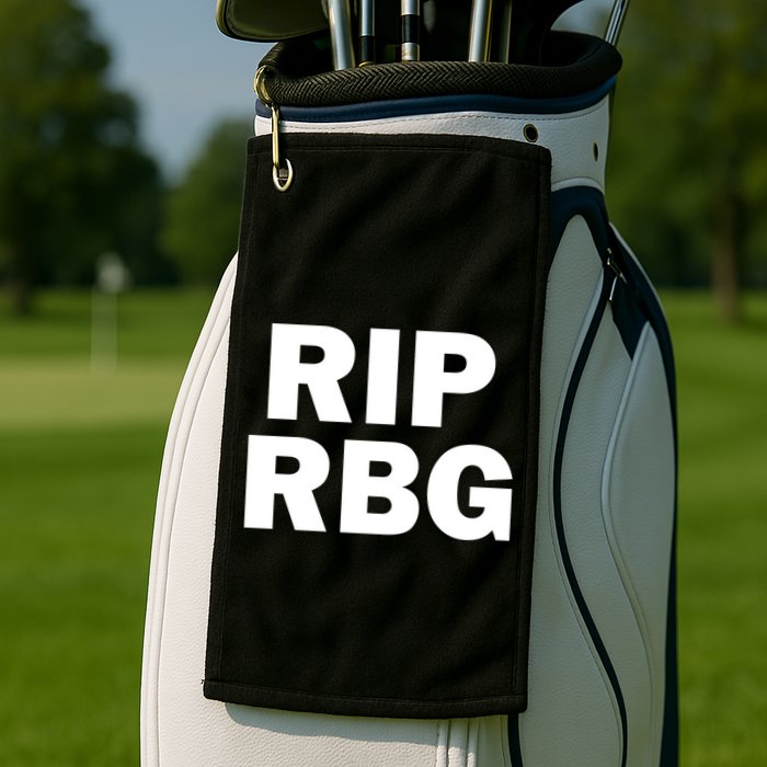 RIP RBG Golf Towel