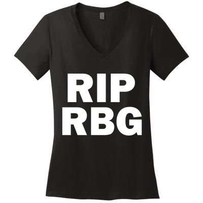 RIP RBG Women's V-Neck T-Shirt