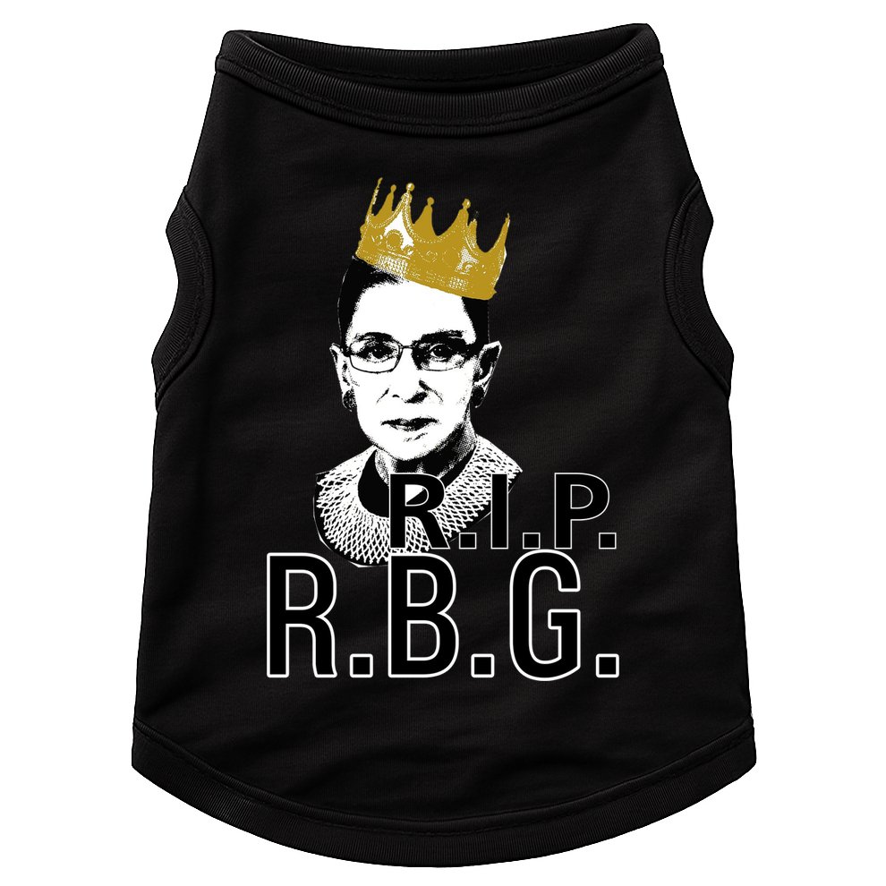 RIP RBG Ruth Bader Ginsburg Doggie Tank
