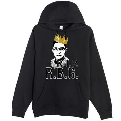 RIP RBG Ruth Bader Ginsburg Premium Pullover Hoodie