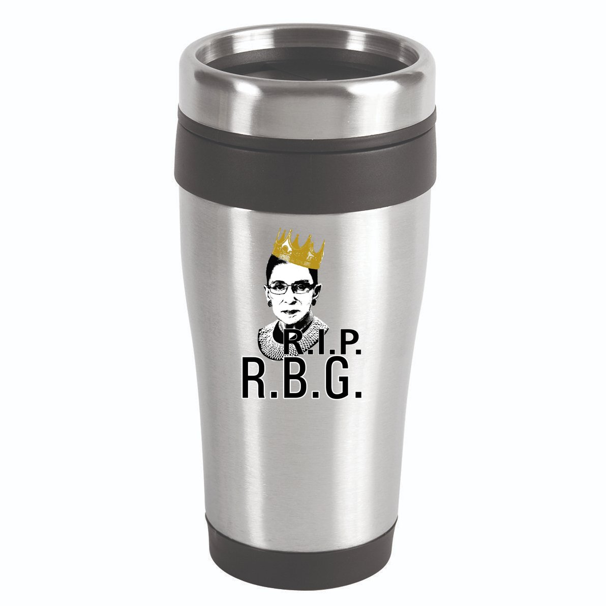 RIP RBG Ruth Bader Ginsburg 16oz Travel Tumbler