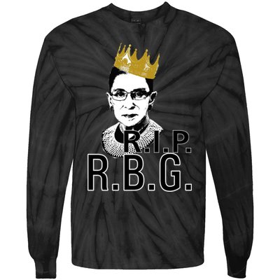 RIP RBG Ruth Bader Ginsburg Tie-Dye Long Sleeve Shirt