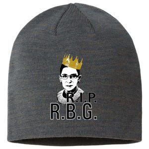 RIP RBG Ruth Bader Ginsburg Sustainable Beanie